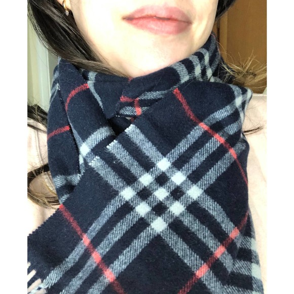 Burberry, Vintage Scarf, 100% Cashmere - Picture 3 of 5